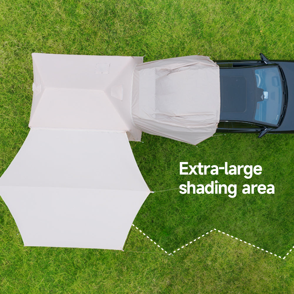 Extended 12X Three U shaped door partitions Double small skylight support rod canopy
