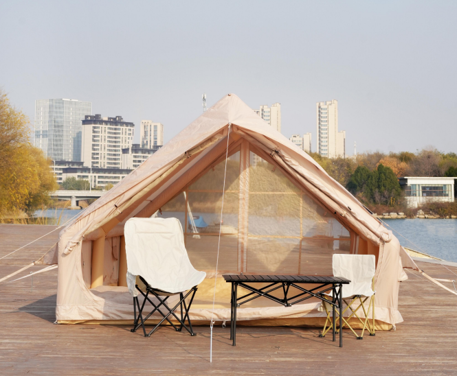 Classic 12 square meters Double-door AB type Double small sunroof