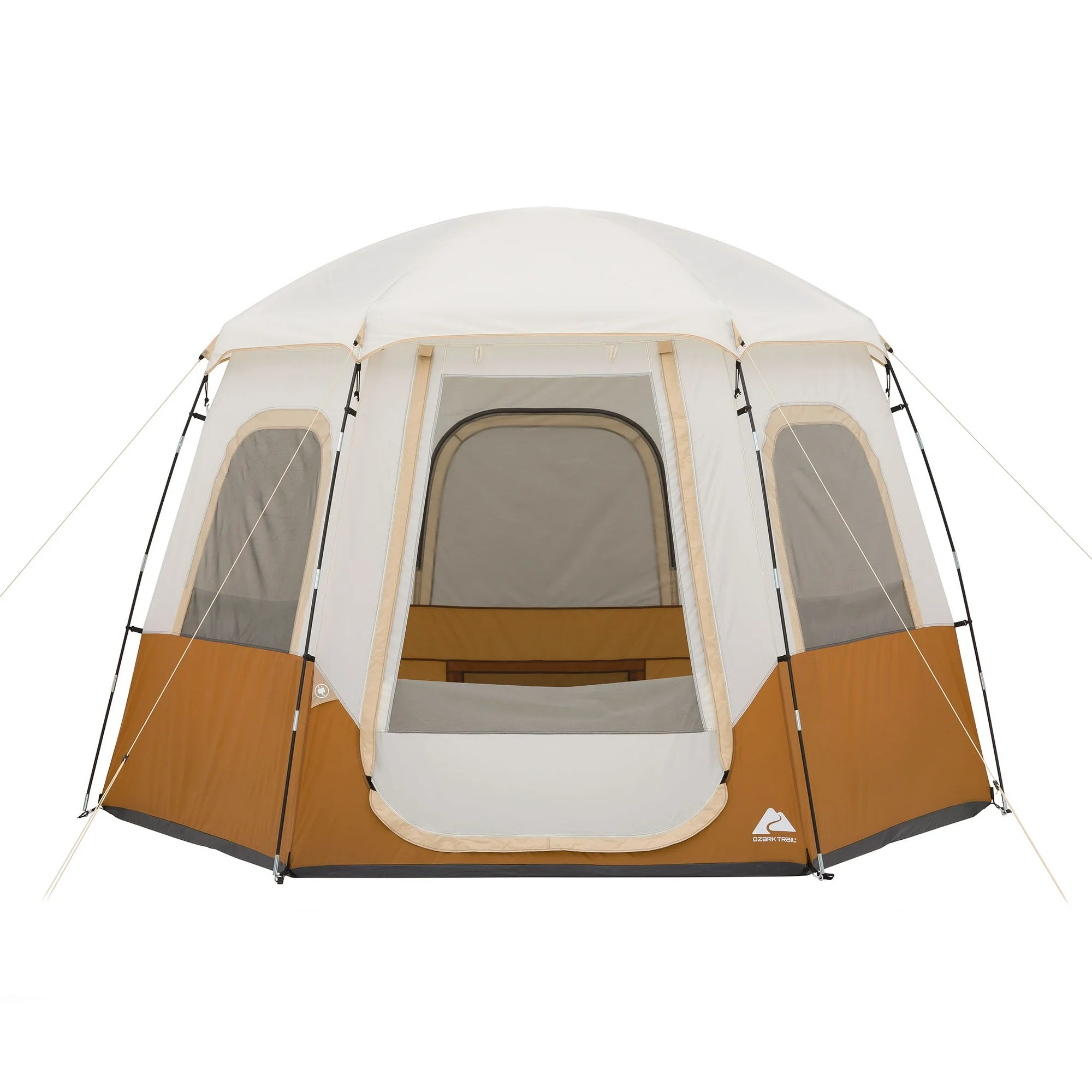 Ozark Trail 6 Person Lighted Dome Yurt Tent, 12.5' x 10' x 90" (H)
